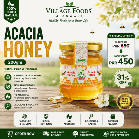 Village Foods Acacia Honey – 200g