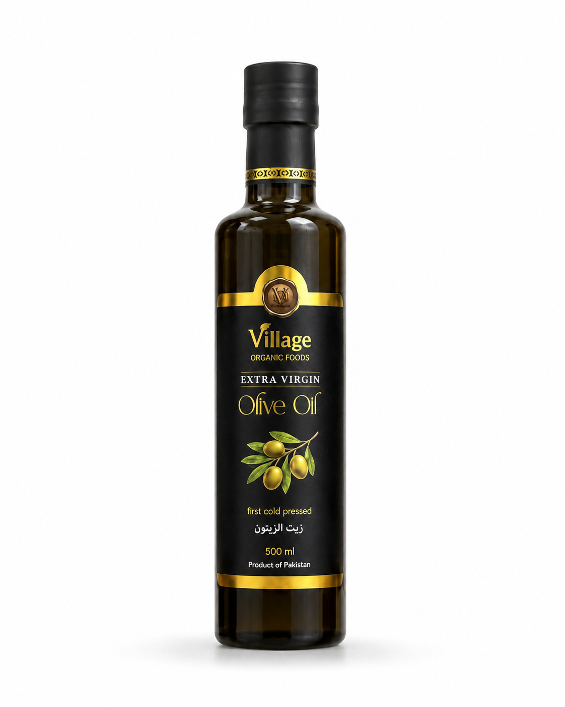 Village Organic Foods Extra Virgin Olive Oil – 500ml🥫